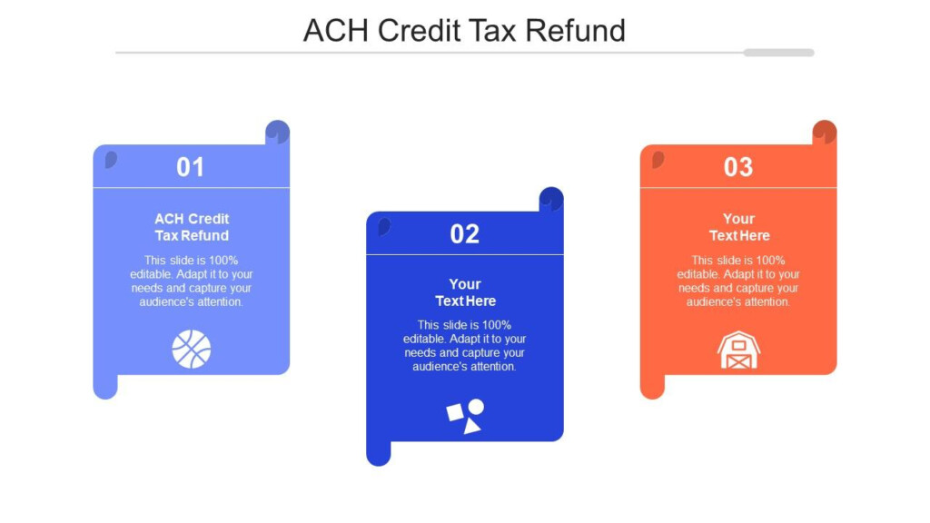 Ach Credit Tax Refund Ppt Powerpoint Presentation Icon Styles Cpb 