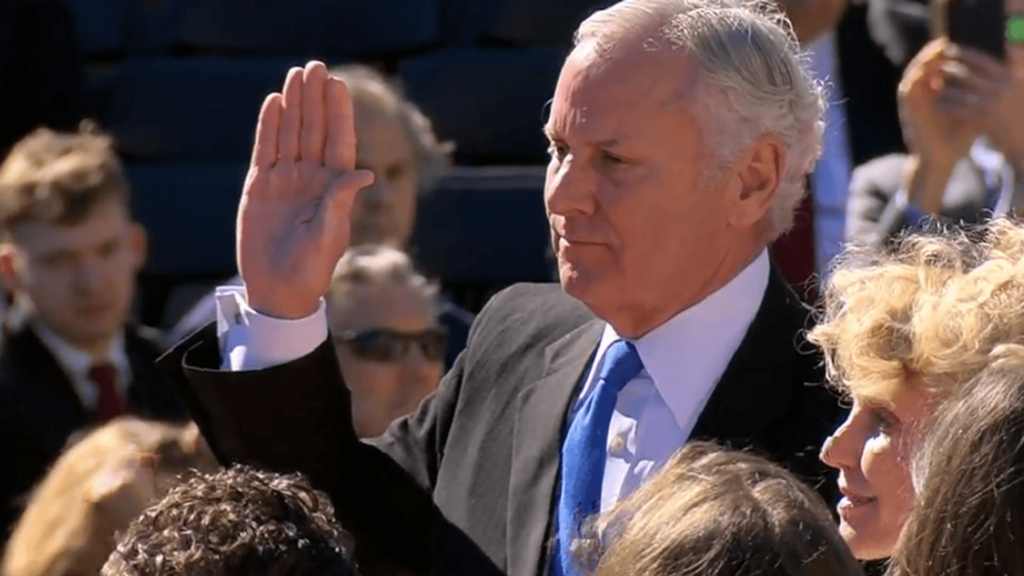 Gov Henry McMaster Is Sworn In Jan 9 2019 Credit ETV 