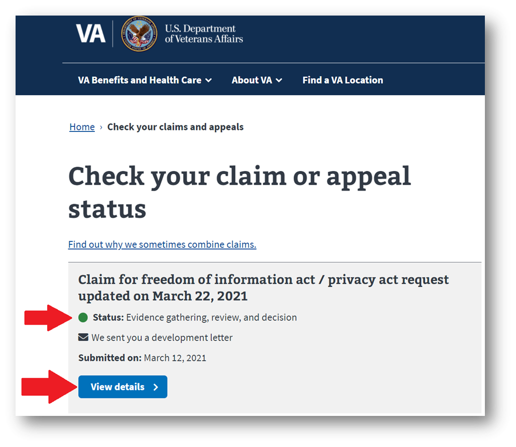 How To Check On A Va Claim Apartmentairline8