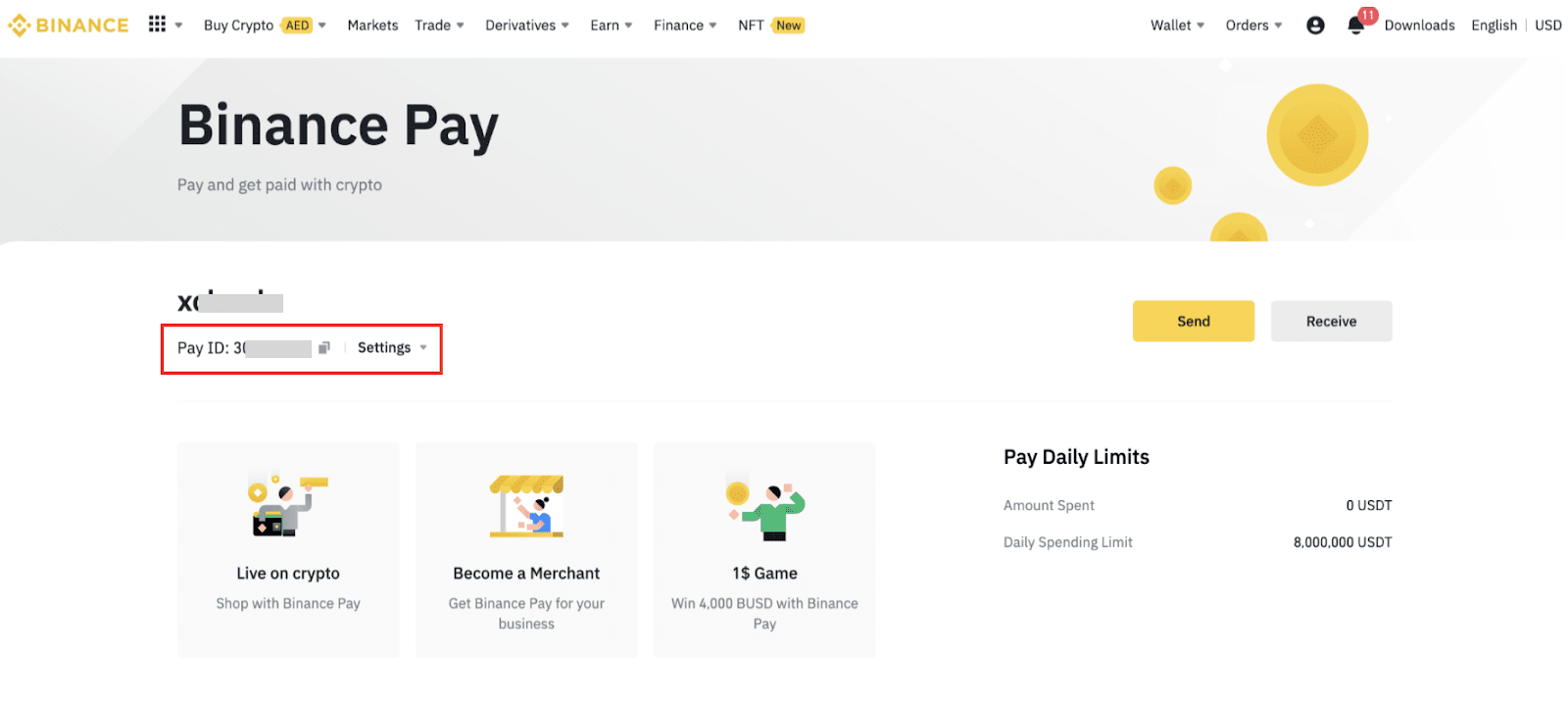 How To Find My Binance Pay ID Binance Support