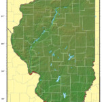 Illinois Relief Map Mapsof Net