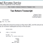 IRS Redesigns Tax Transcript To Protect Taxpayer Data