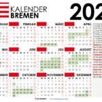 Kalender 2023 Bremen Mit Ferien Feiertage