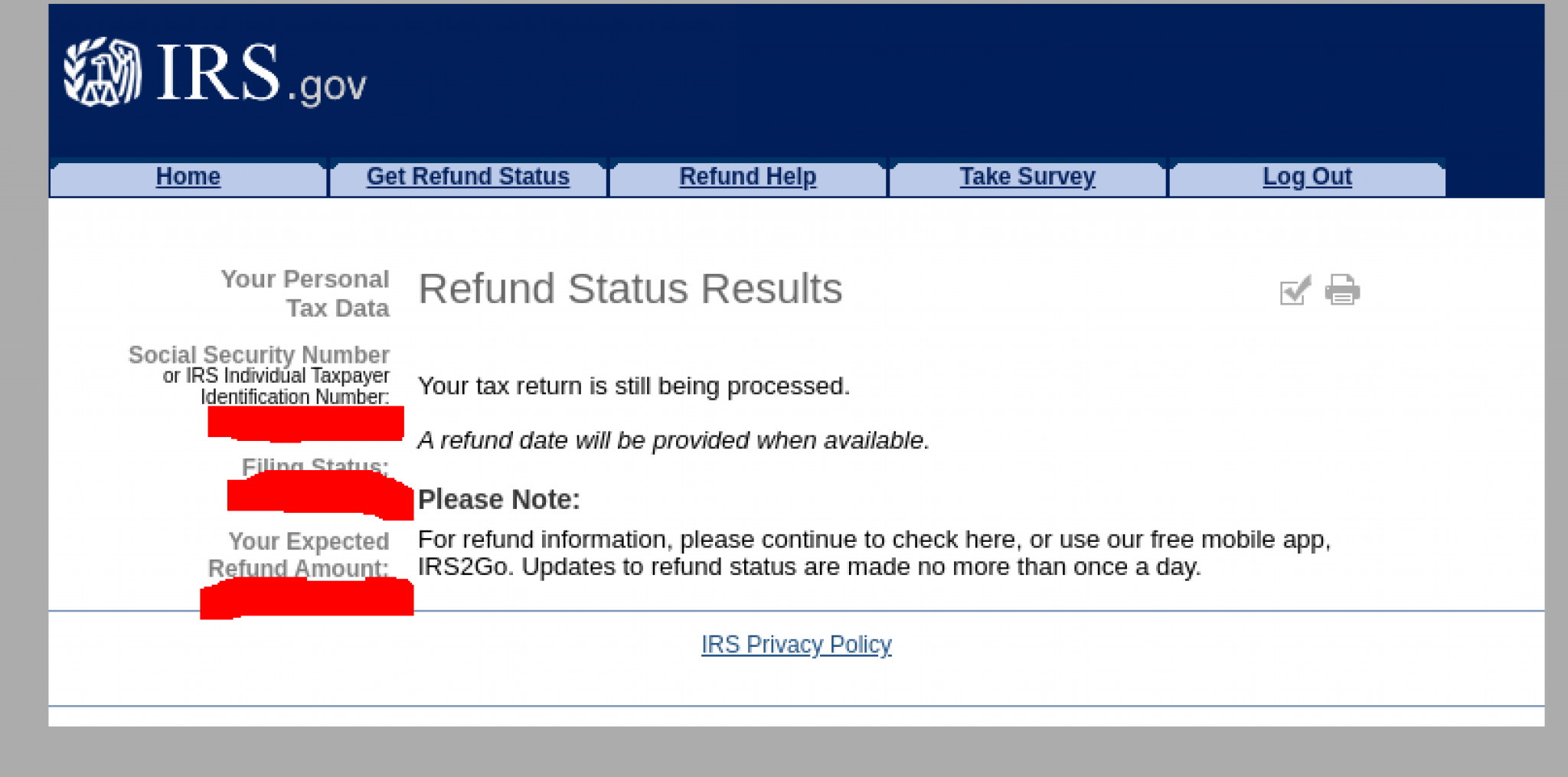 Latest Updates On IRS Where s My Refund Check Status 2022 EEFRI