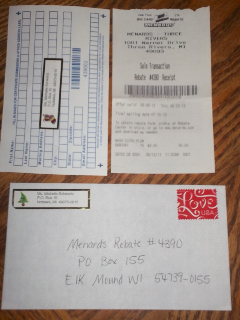 Menards 11 Rebate Form Mailing Address Printable Form 2023