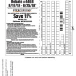 Menards Rebate Form 7809 Printable Crossword Puzzles Bingo Cards Forms