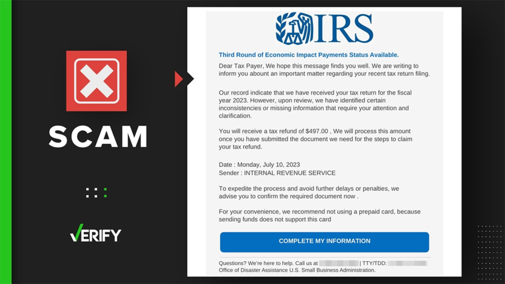 No The IRS Is Not Sending Emails To Taxpayers About A Third Round Of 