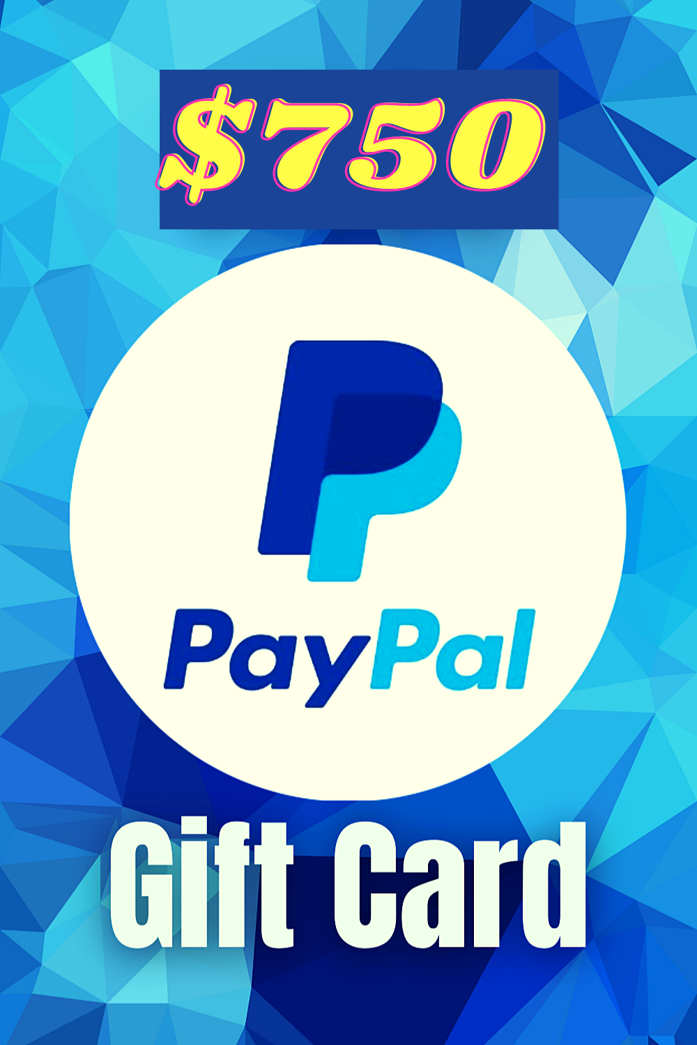 PayPal Gift Card 750 In 2021 Paypal Gift Card Gift Card Specials 