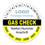 Pr fplakette Gas Check N n Verlag