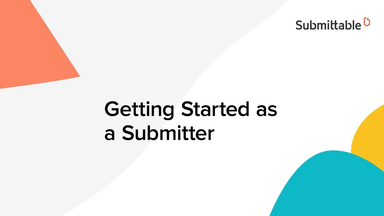 Submittable Help Getting Started As A Submitter YouTube