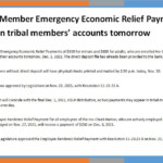 Tribal Member Emergency Economic Relief Payments To Be In Tribal