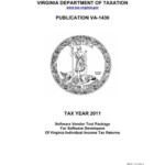 Virginia Department Of Taxation Publication Va 1436 Tax Year 2011