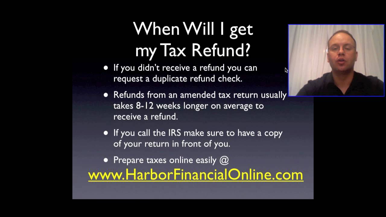 When Will I Get My Tax Refund 2012 2013 YouTube